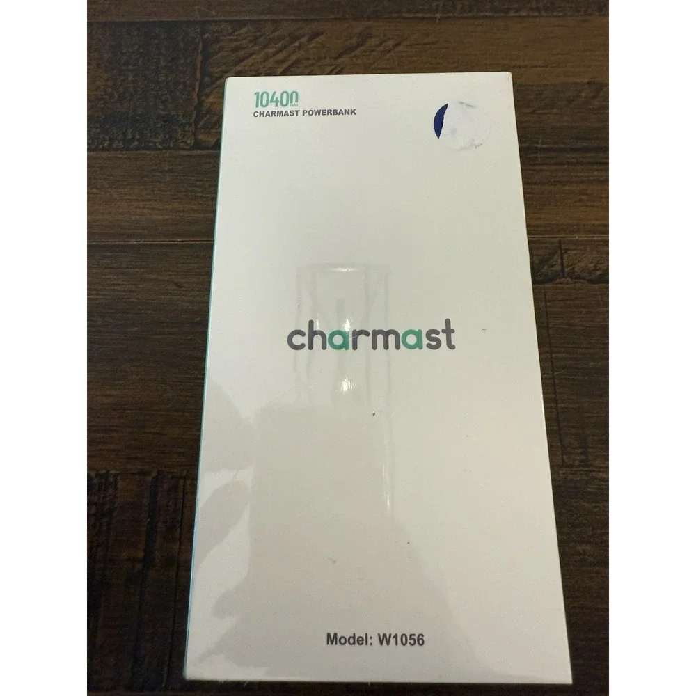 Charmast W1056 Portable Charger Slim Thin 20W 10400mAh Type C Power Bank - Black